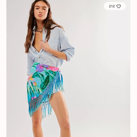 Rococo Sand Pareo Multi Colored Skirt - Picture 1 of 7